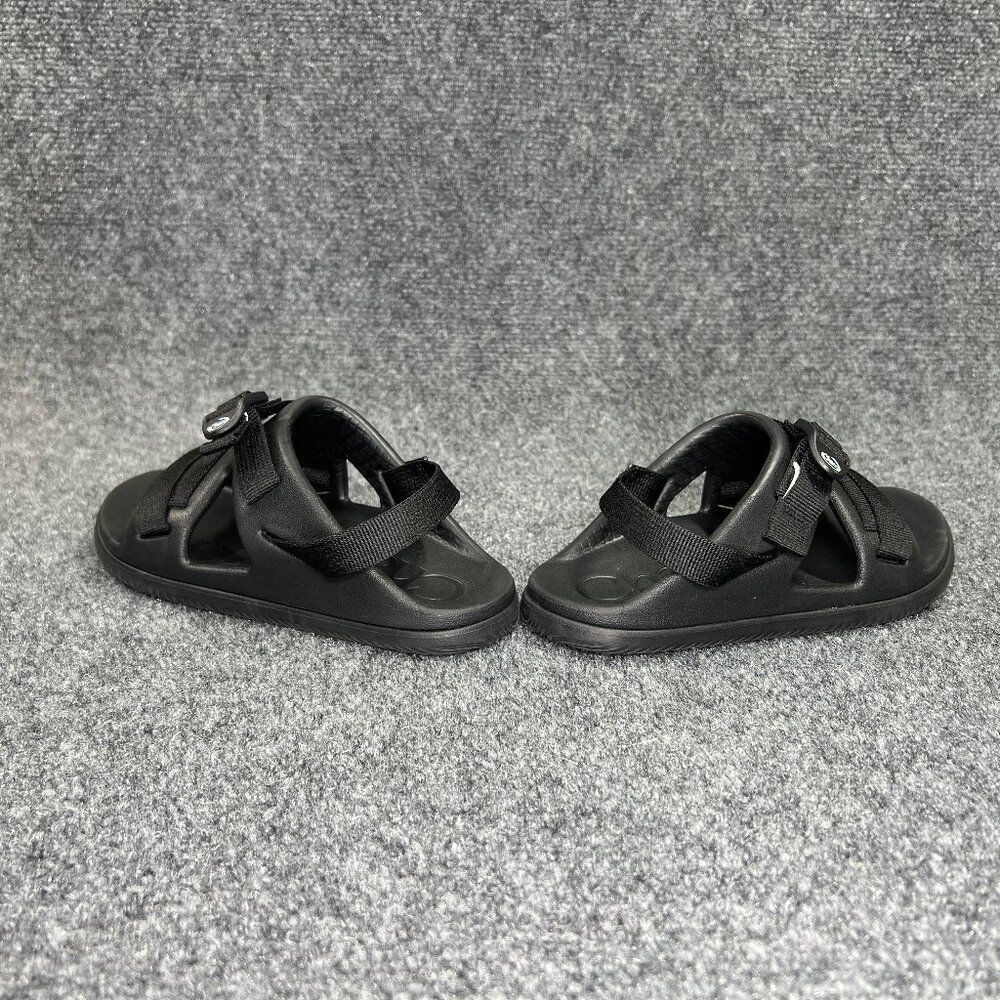 Chaco Chillos Sport Straps Sandals Youth Size 1 Black Athletic Outdoor Flip Flop - Picture 6 of 12